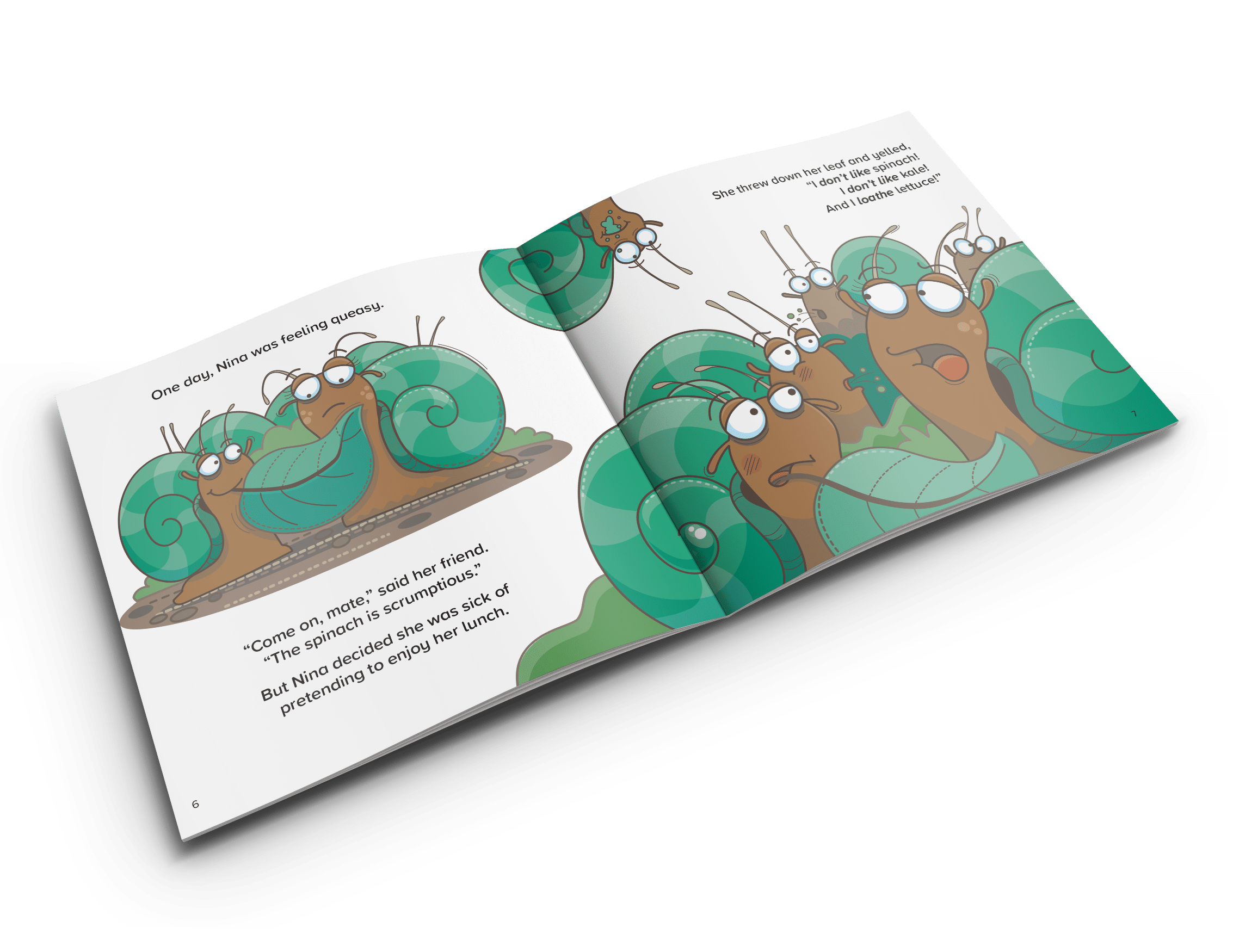 Nina the Snail Does Not Like Her Greens - Image 3