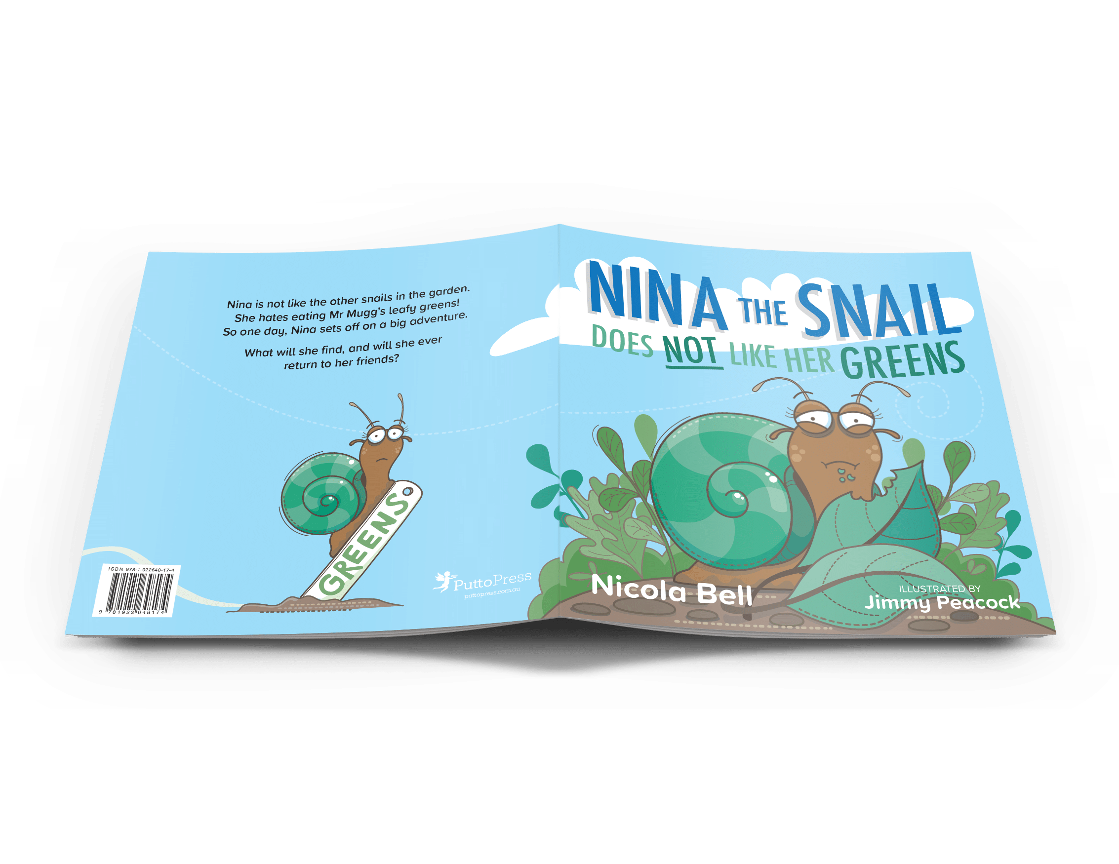 Nina the Snail Does Not Like Her Greens - Image 2